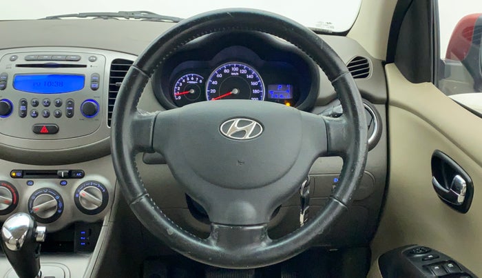 2012 Hyundai i10 SPORTZ 1.2 AT KAPPA2, Petrol, Automatic, 31,618 km, Steering Wheel Close Up