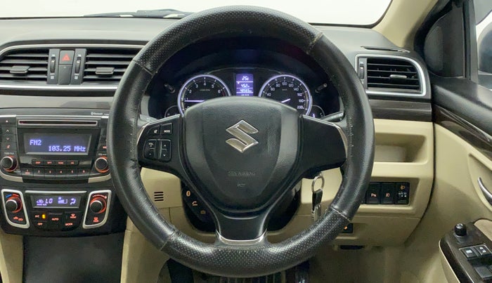 2017 Maruti Ciaz DELTA 1.4 MT PETROL, Petrol, Manual, 48,565 km, Steering Wheel Close Up