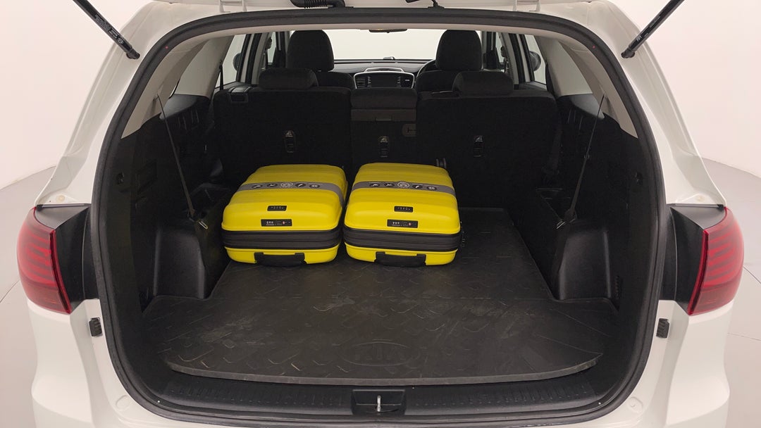 Boot Inside View with Luggage