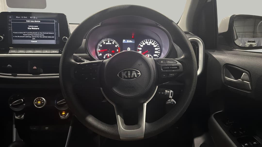 2021 Kia Picanto S (pe), Automatic, 16606 km, Steering Wheel Close-up