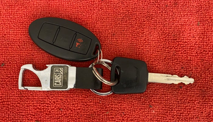 2017 Datsun Go Plus T, Petrol, Manual, 6,596 km, Key Close Up
