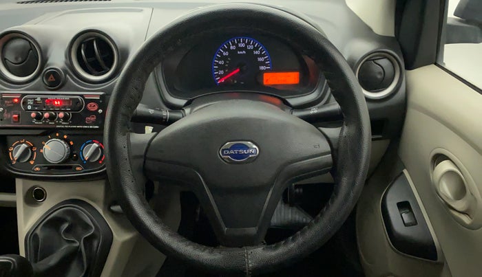2017 Datsun Go Plus T, Petrol, Manual, 6,596 km, Steering Wheel Close Up