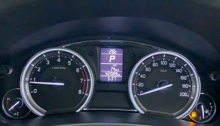 2015 Maruti Ciaz VXI PLUS AMT, Petrol, Automatic, 42,328 km, Odometer Image