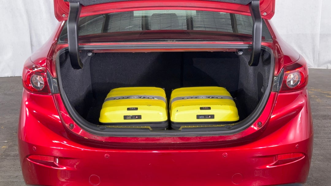 Boot Inside View with Luggage