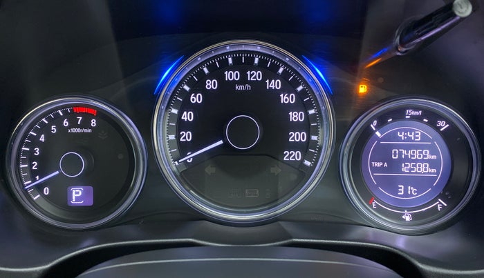 2017 Honda City VX CVT PETROL, Petrol, Automatic, 75,008 km, Odometer Image