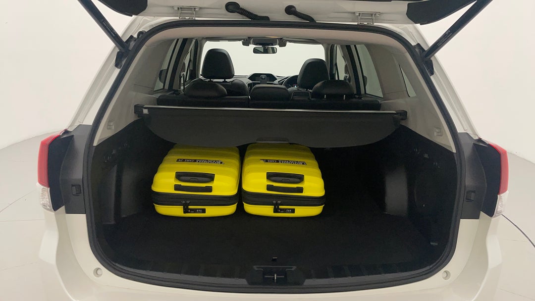 Boot Inside View with Luggage