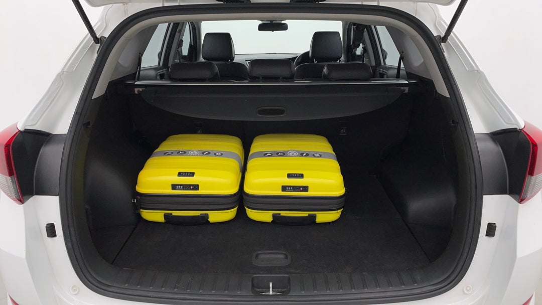 Boot Inside View with Luggage