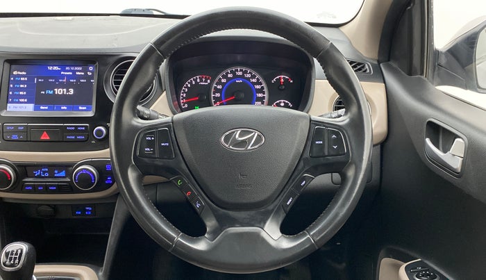 2017 Hyundai Grand i10 ASTA 1.2 KAPPA VTVT, Petrol, Manual, 86,645 km, Steering Wheel Close Up