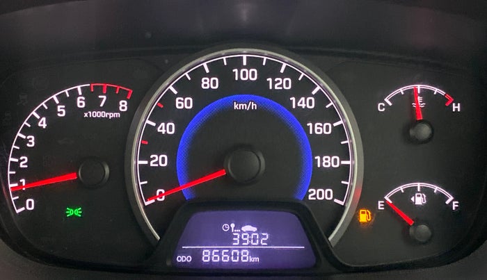 2017 Hyundai Grand i10 ASTA 1.2 KAPPA VTVT, Petrol, Manual, 86,645 km, Odometer Image