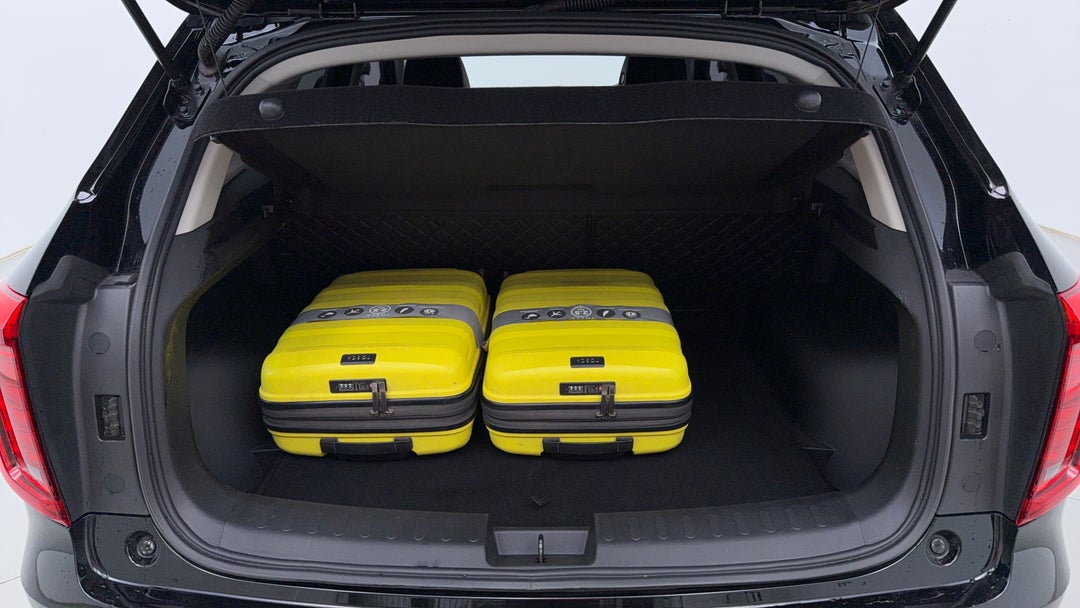 Boot Inside View with Luggage