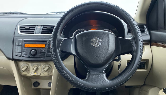 2014 Maruti Swift Dzire VXI 1.2 BS IV, Petrol, Manual, 1,12,713 km, Steering Wheel Close Up