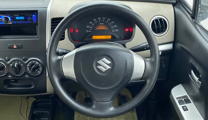 2014 Maruti Wagon R 1.0 LXI, Petrol, Manual, 17,958 km, Steering Wheel Close Up