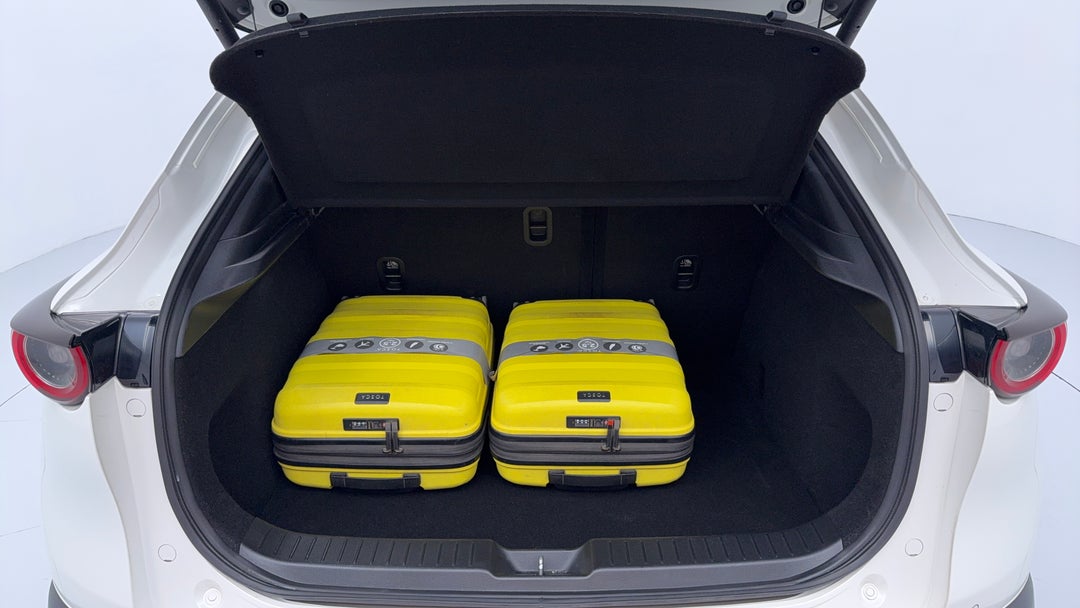 Boot Inside View with Luggage