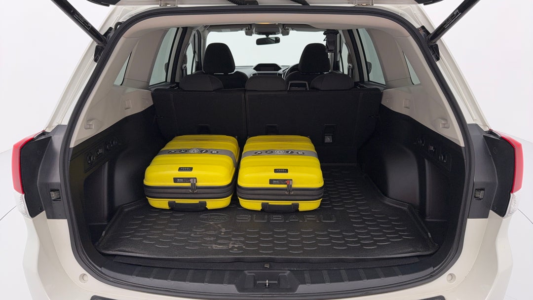 Boot Inside View with Luggage