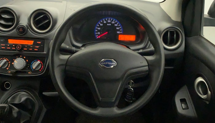 2018 Datsun Go Plus T, Petrol, Manual, 31,509 km, Steering Wheel Close Up