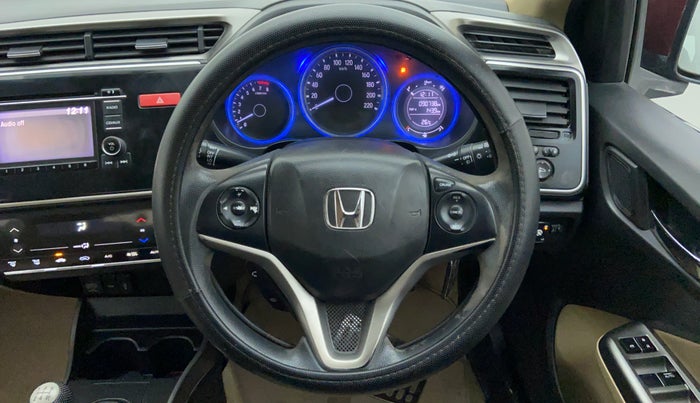 2014 Honda City V MT PETROL, CNG, Manual, 91,117 km, Steering Wheel Close Up