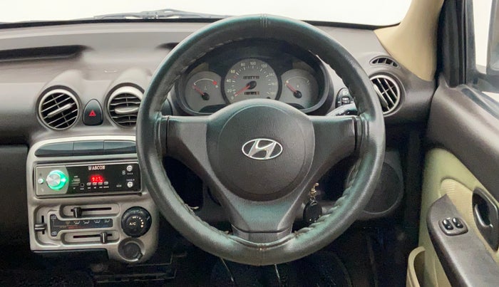 2011 Hyundai Santro Xing GL PLUS, Petrol, Manual, 1,02,743 km, Steering Wheel