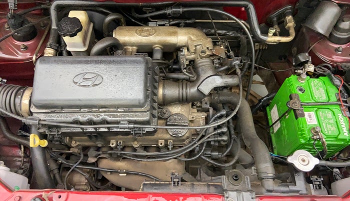 2011 Hyundai Santro Xing GL PLUS, Petrol, Manual, 1,02,743 km, Engine Bonet View