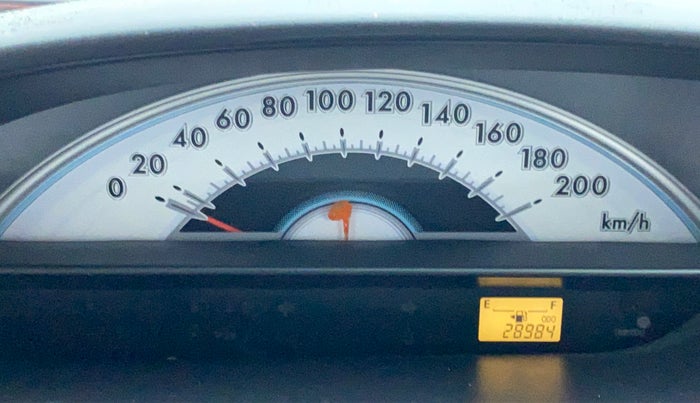 2011 Toyota Etios G, Petrol, Manual, 29,047 km, Odometer Image