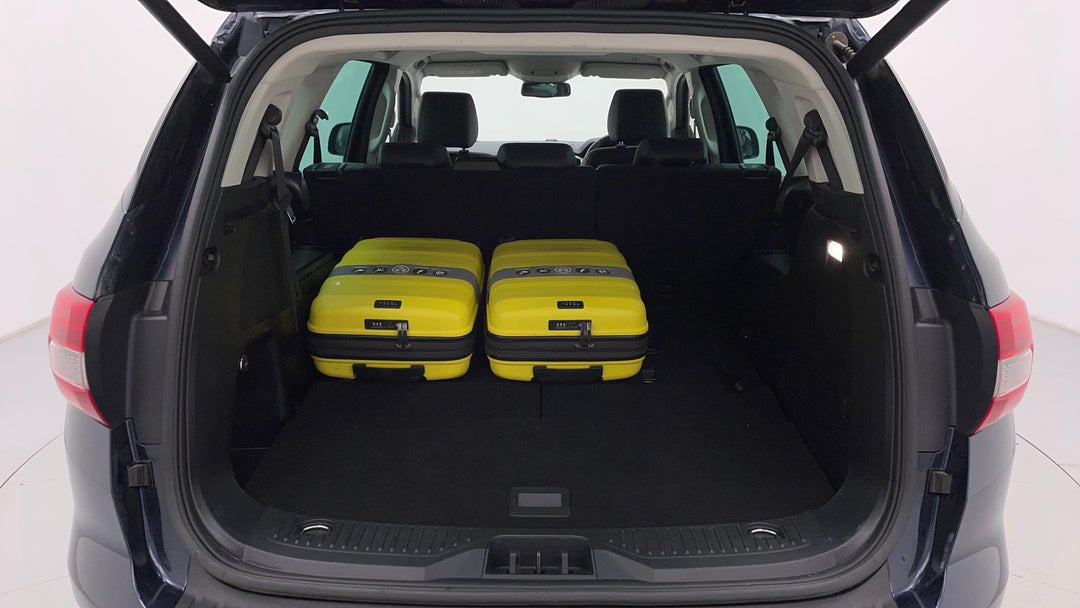 Boot Inside View with Luggage