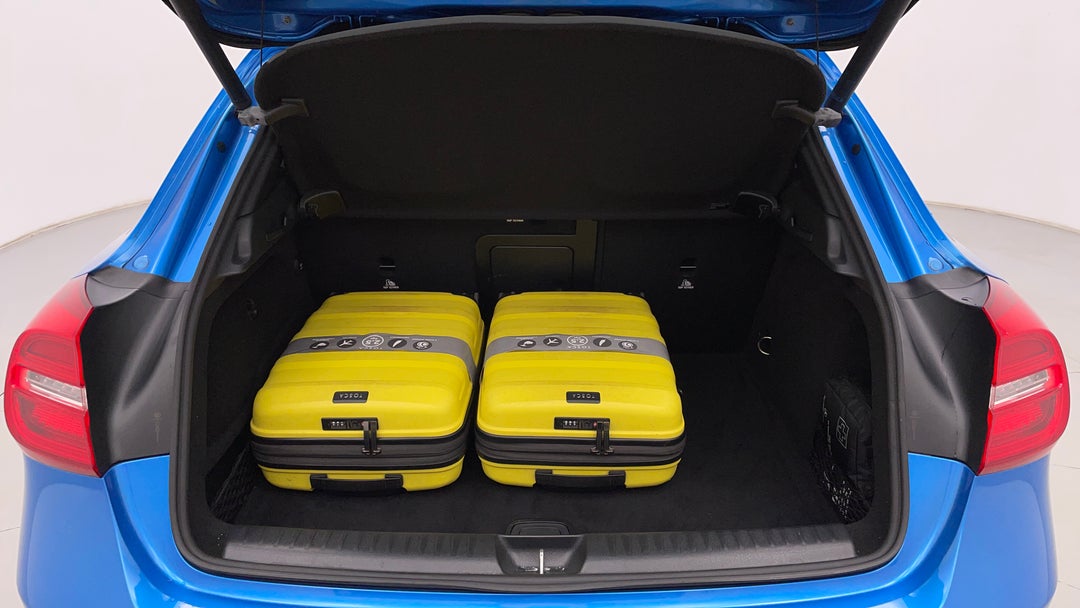 Boot Inside View with Luggage