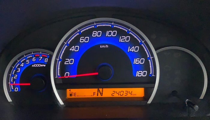2017 Maruti Wagon R 1.0 VXI AMT, Petrol, Automatic, 24,034 km, Odometer Image