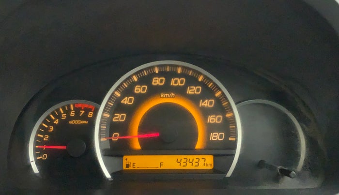 2011 Maruti Wagon R 1.0 VXI, Petrol, Manual, 43,437 km, Odometer Image