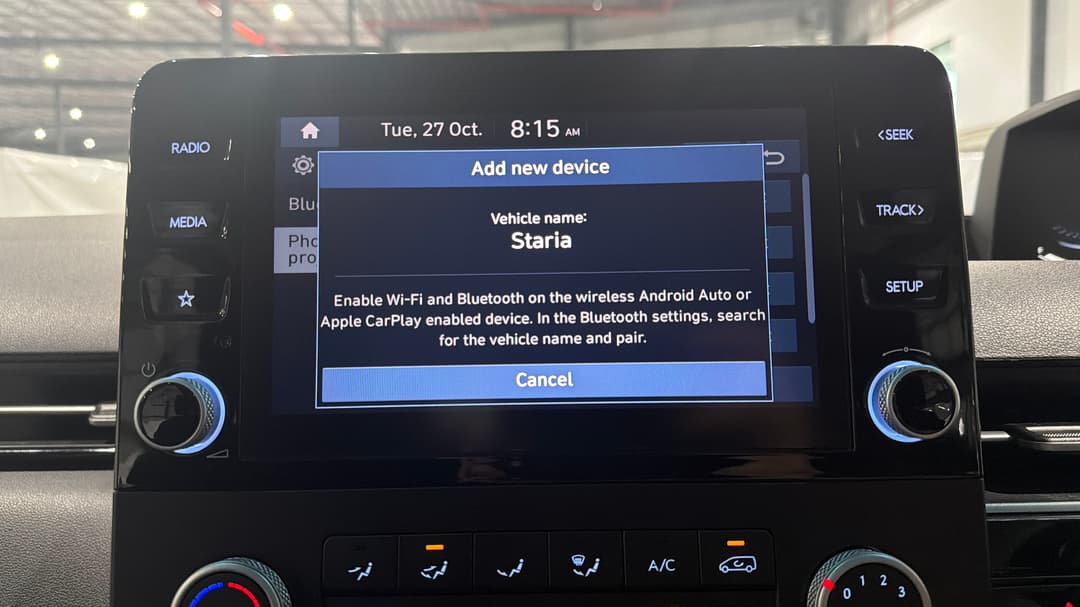 2022 Hyundai Staria Staria, Automatic, 75871 km, Android/Apple Car Play