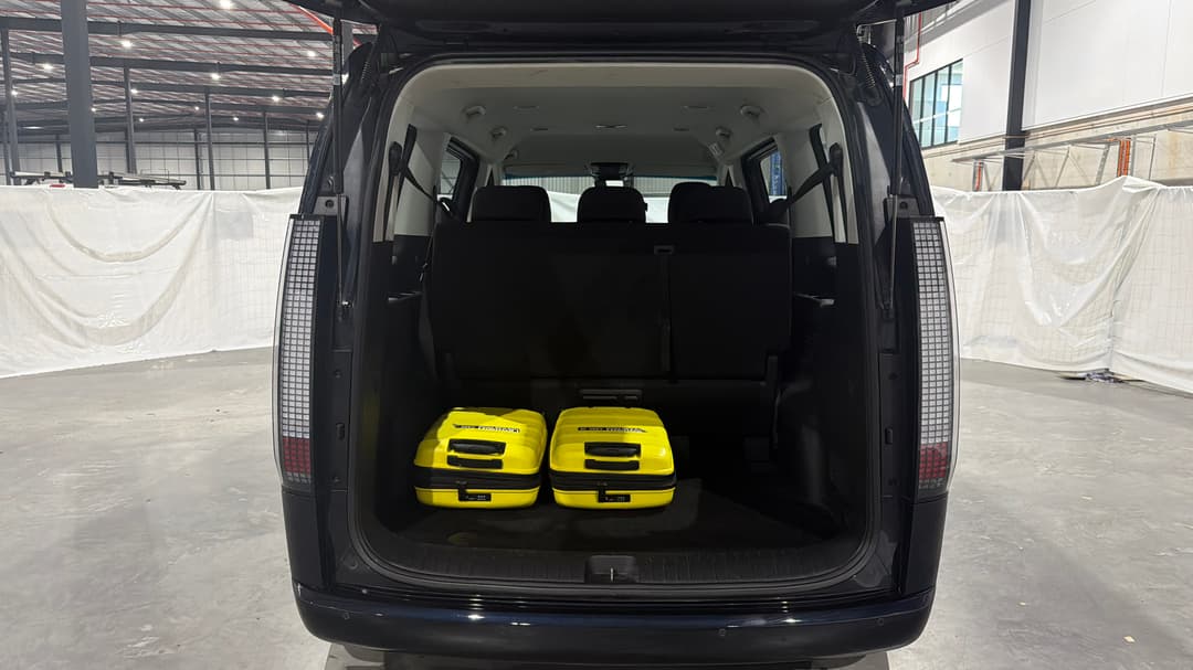 2022 Hyundai Staria Staria, Automatic, 75871 km, Boot Inside View with Luggage