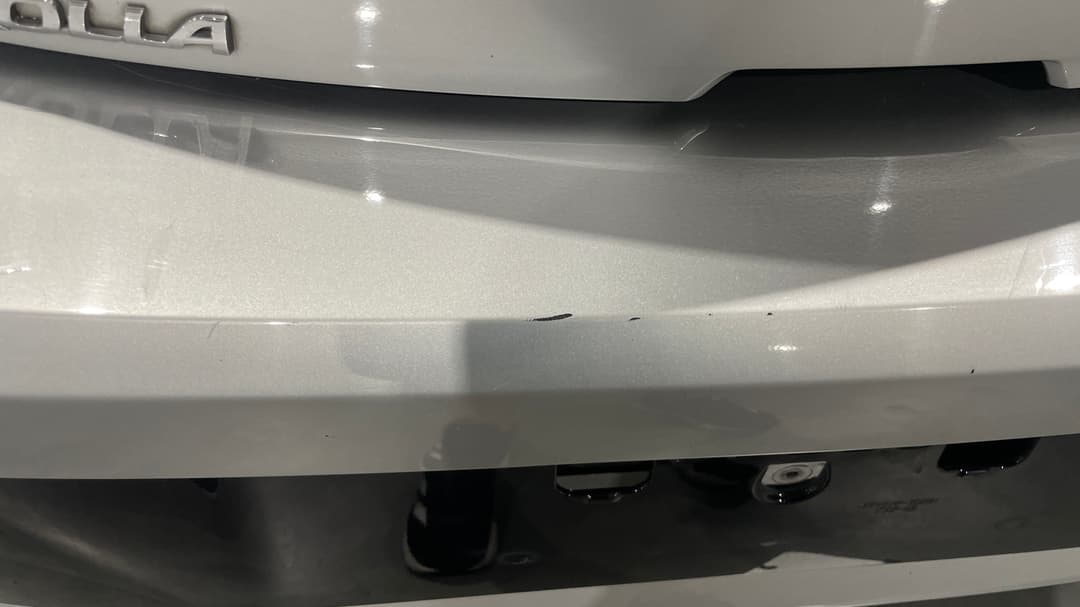 2023 Toyota Corolla Ascent Sport Hybrid, Automatic, 46709 km, Bumper Rear Scratch
