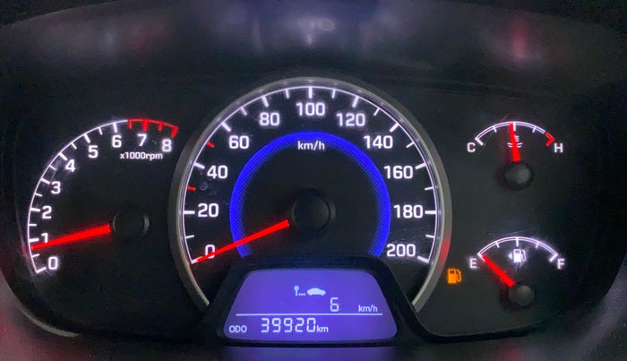 2016 Hyundai Grand i10 SPORTZ 1.2 KAPPA VTVT, Petrol, Manual, 40,032 km, Odometer Image