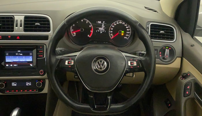 2017 Volkswagen Vento HIGHLINE PLUS 1.2 AT 16 ALLOY, Petrol, Automatic, 49,566 km, Steering Wheel Close Up