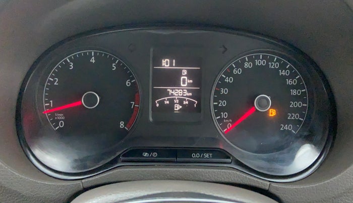 2015 Volkswagen Vento HIGHLINE PETROL, Petrol, Manual, 74,254 km, Odometer View