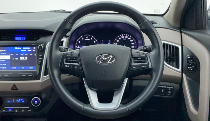 2019 Hyundai Creta SX 1.6 PETROL, Petrol, Manual, 18,871 km, Steering Wheel Close Up