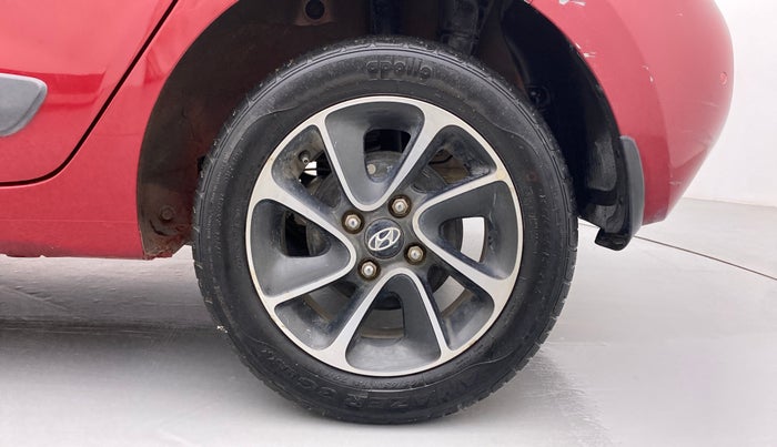 2017 Hyundai Grand i10 SPORTZ (O) AT 1.2 KAPPA VTVT, Petrol, Automatic, 40,570 km, Left Rear Wheel