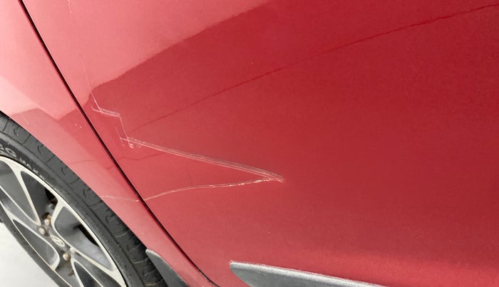2017 Hyundai Grand i10 SPORTZ (O) AT 1.2 KAPPA VTVT, Petrol, Automatic, 40,570 km, Front passenger door - Slightly dented