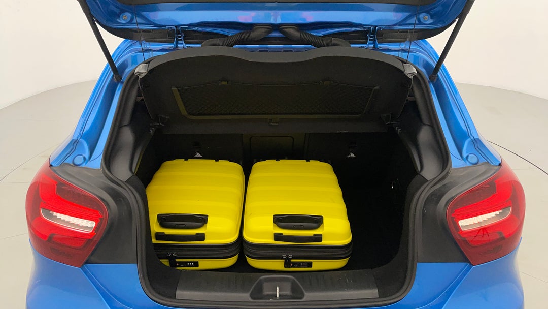 Boot Inside View with Luggage