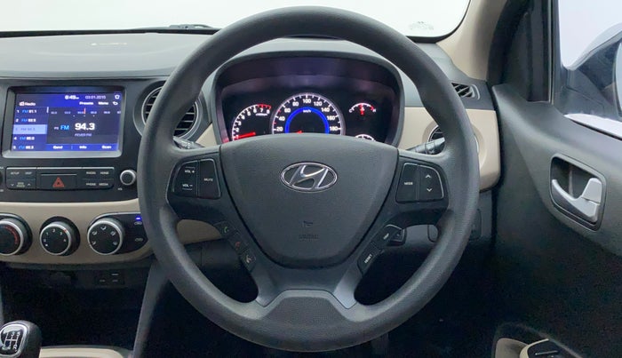 2018 Hyundai Grand i10 SPORTZ 1.2 KAPPA VTVT, Petrol, Manual, 36,284 km, Steering Wheel Close Up