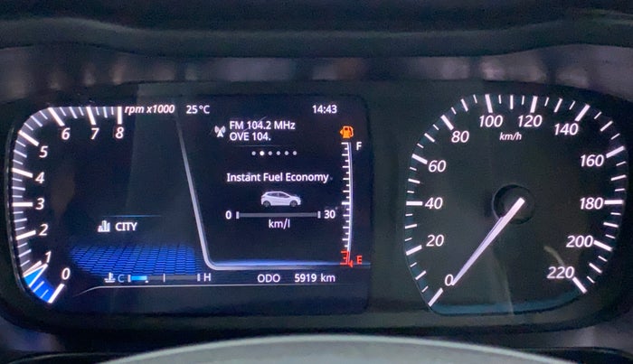 2021 Tata ALTROZ XZ PLUS I-TURBO PETROL, Petrol, Manual, 5,919 km, Odometer Image