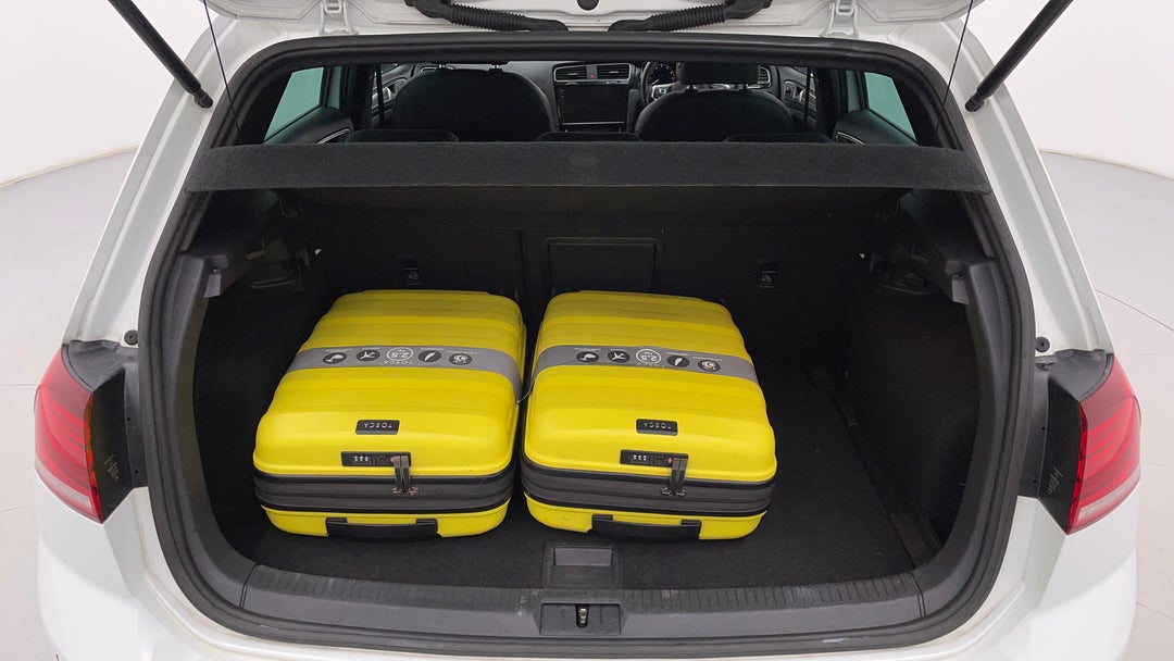 Boot Inside View with Luggage