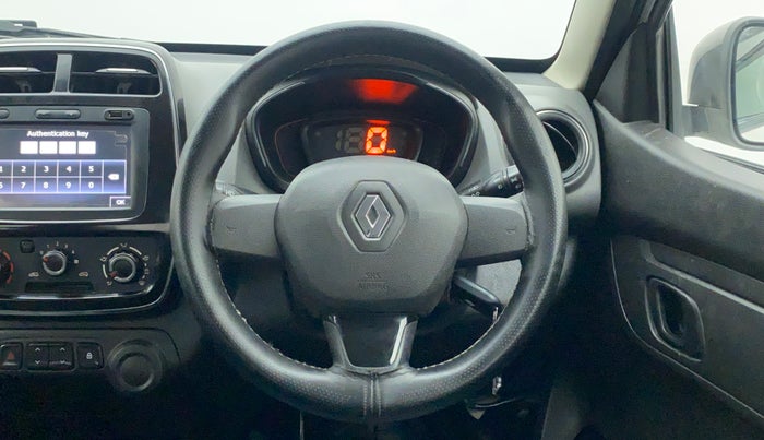 2018 Renault Kwid 1.0 RXT Opt, Petrol, Manual, 81,825 km, Steering Wheel Close Up