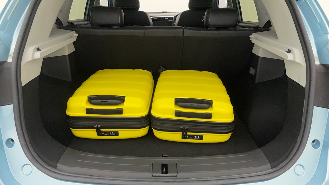 Boot Inside View with Luggage