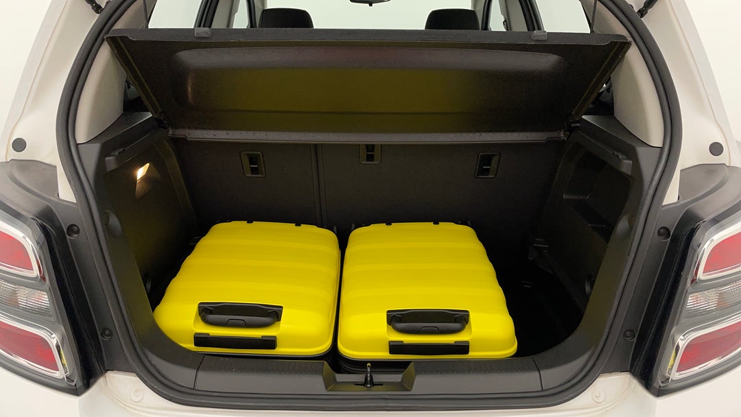 Boot Inside View with Luggage