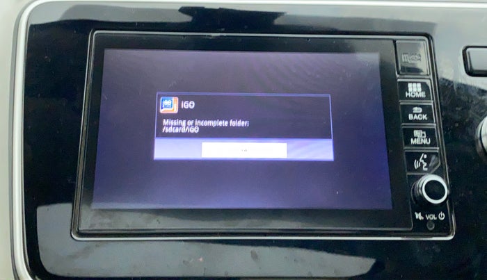 2019 Honda City 1.5L I-VTEC ZX, CNG, Manual, 30,341 km, Infotainment system - GPS Card not working/missing