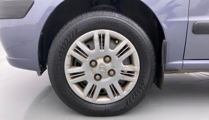 2010 Hyundai Santro Xing GLS, Petrol, Manual, 74,943 km, Left Front Wheel