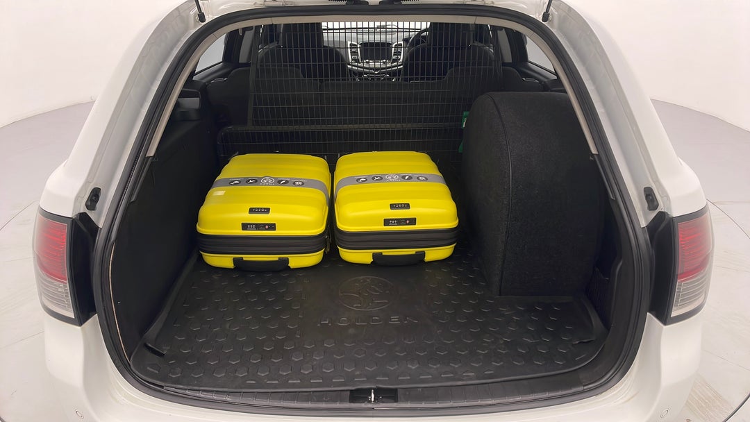 Boot Inside View with Luggage