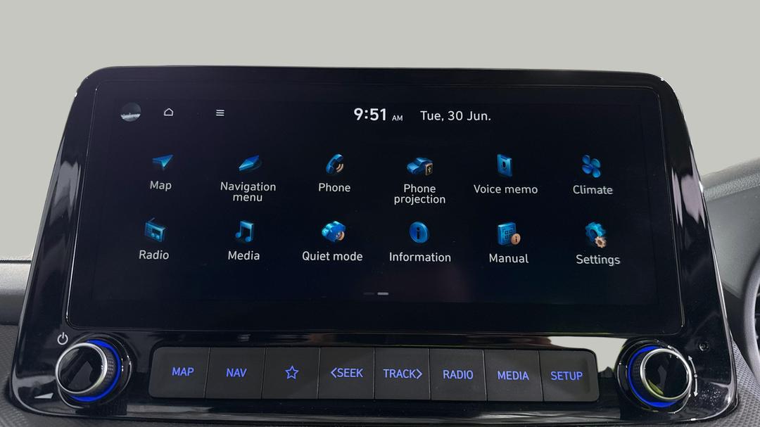 2022 Hyundai Kona Elite (FWD), Automatic, 24384 km, Infotainment System