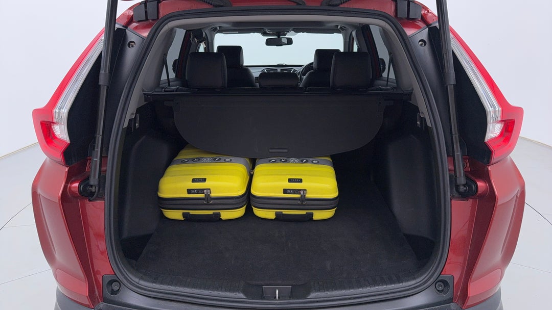Boot Inside View with Luggage