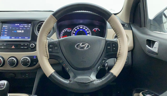 2017 Hyundai Grand i10 Sportz(O) 1.2 MT, Petrol, Manual, 28,771 km, Steering Wheel Close Up