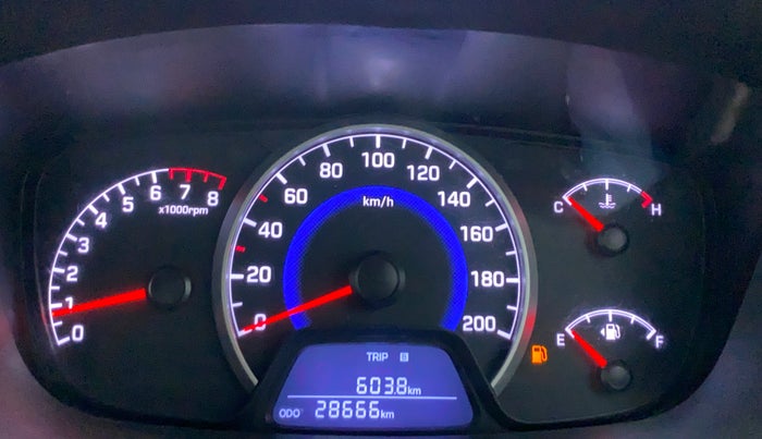 2017 Hyundai Grand i10 Sportz(O) 1.2 MT, Petrol, Manual, 28,771 km, Odometer Image
